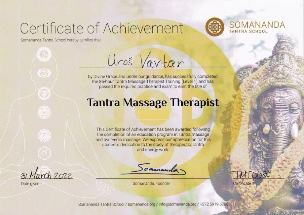 tantra masaža